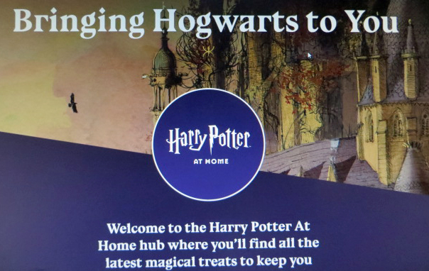 Harry Potter At Home logo.