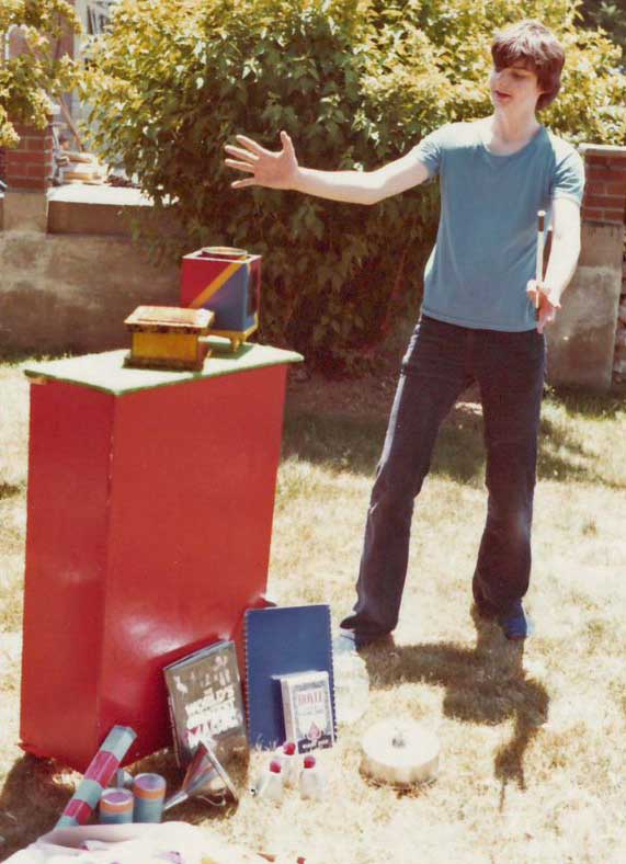 Owen when he was a teenage magic nerd.